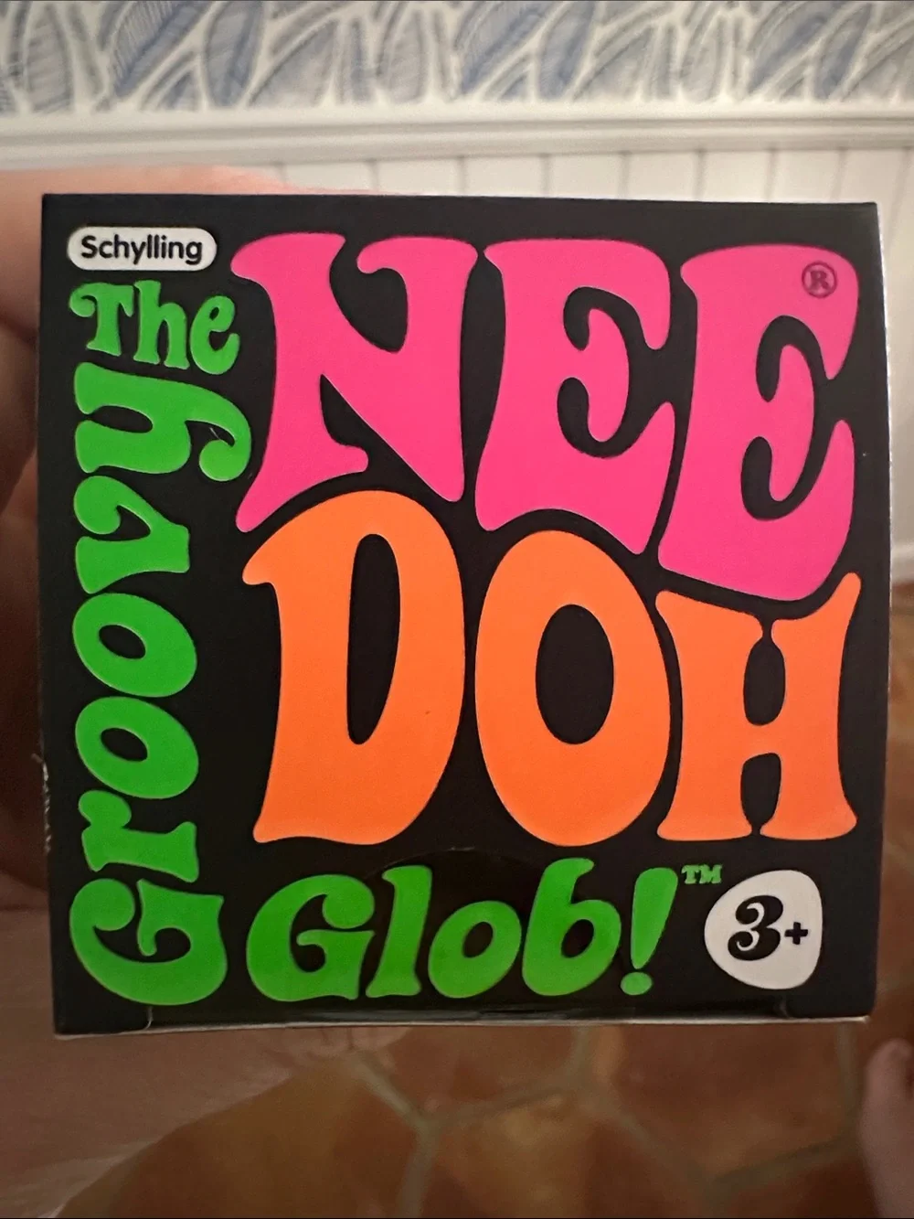 Schylling NeeDoh The Groovy Glob Stress Toy - Orange 🧡